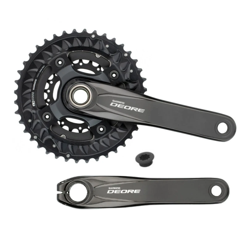 Shimano DEORE FC M6000 HOLLOWTECH II Crankset 3x10 с BB52 40 30 22T 170 мм mtb части велосипеда|Шатун и передняя