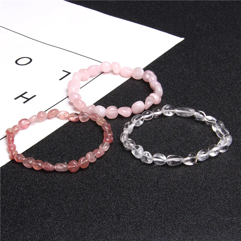 Bracciale elastico da uomo e da donna in pietra preziosa naturale, perline MAP STONE da 6 mm - Italia