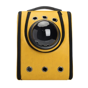 

Capsule Bag Portable Pet Porous Breathable Outdoor Travel Cat and Dog Backpack Basket Transparent Space