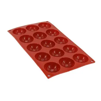 

15/24 Half Ball Sphere Silicone Cake Mold Muffin Chocolate Mould Baking Cookie Chocolate Silicon Reusable Mold Tool K3G3
