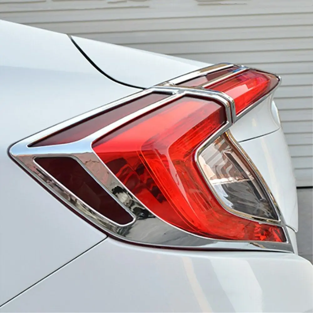 Для Honda Civic- седан хромированный задний светильник, накладка, литье, автомобильные аксессуары, модификация автомобиля