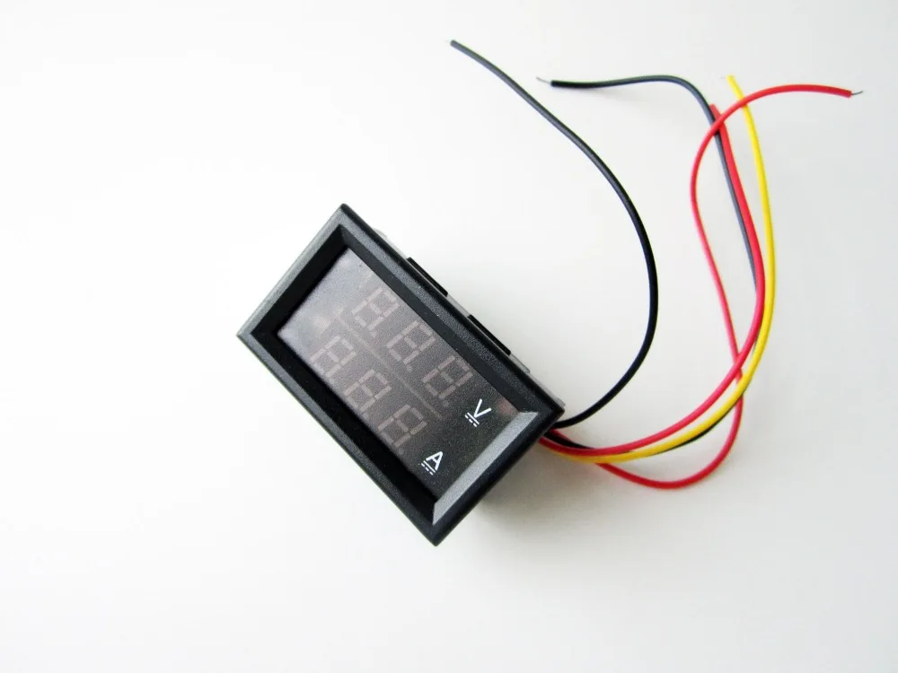 

1 DC 0-100V 10A with two LED digital voltmeter ammeter voltage amplifier power electronics accessories family needs