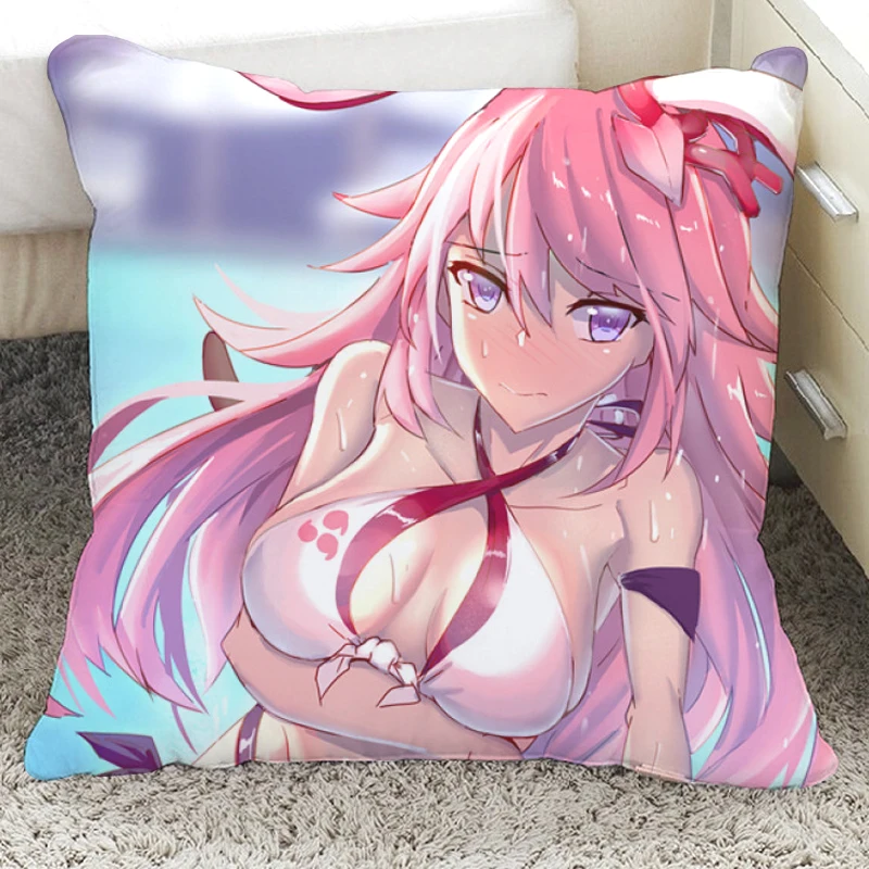 Honkai Impact 3 киана каслана Сакура Yae еретик Miko сексуальные девушки японского аниме Подушка Мягкая Плюшевая Кукла