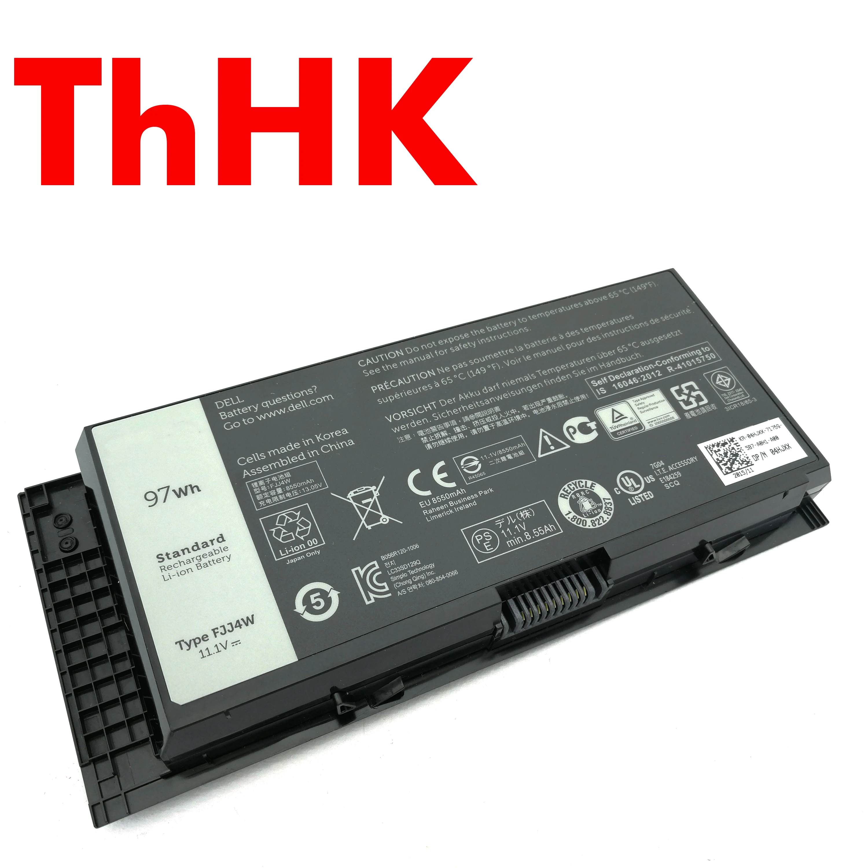 Оригинальный 9cell FJJ4W FV993 Аккумулятор для ноутбука Dell Precision M4600 M4700 M6600 M6700 |