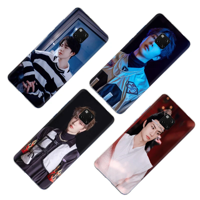 Силиконовый чехол EWAU The Untamed Wang Yibo для Huawei Y7 Y9 Prime Mate 10 20 30 Lite Pro Nova 2i 3 3i 4