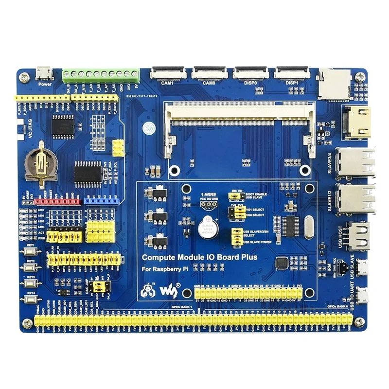  Waveshare for Raspberry Pi Compute Module 3+32GB Development Kit Type B CM3+ IO Board HDMI LCD DS18