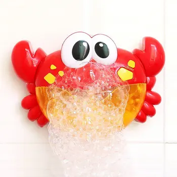 

Crabs Bubble Machine Kids Bath Toy Soap Automatic Bubble Maker Baby Bathroom Toy for Children