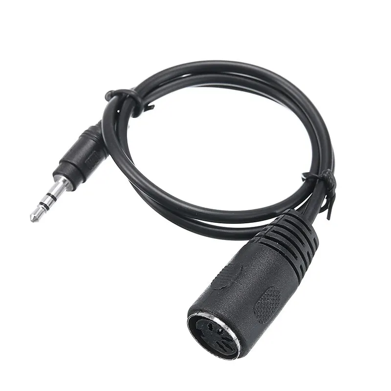 Mini 3.5mm Jack TRS Male to 5 Pin MIDI DIN Female Adapter High Quality Headphone Stereo Jack Converter Cable