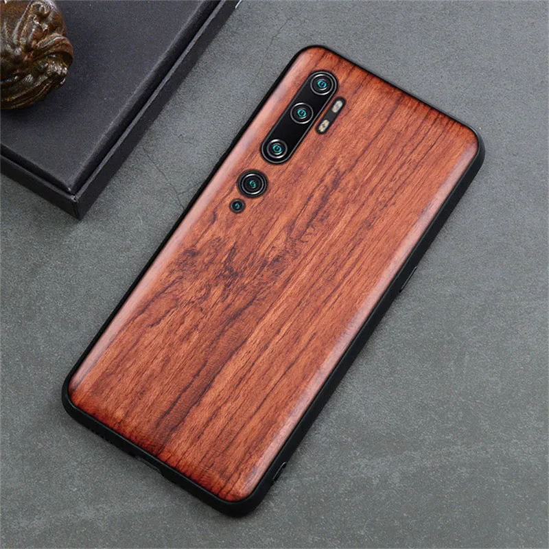Новинка, чехол для Xiaomi Mi CC9 Pro, тонкая деревянная задняя крышка, TPU бампер, чехол на Xiaomi Mi CC9 Pro, чехол для телефона s - Цвет: color 2