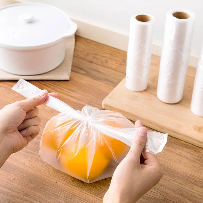 100 шт, утолщенный жилет, стильная сумка для продуктов, сумка для хранения, переносные мешки для мусора, домашняя кухонная для хранения, организация