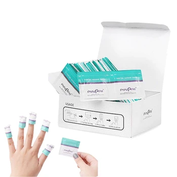 

200 PCS Nail Polish Remover Wipes Non-Toxic Cruelty-Free Soak-Off Removal Pads Wrap For Cat Eye/Platinum Gel
