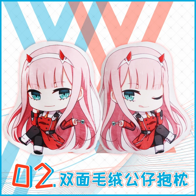 Anime DARLING in the FRANXX Pillow Doll ZERO TWO 02 Cosplay Plush ...