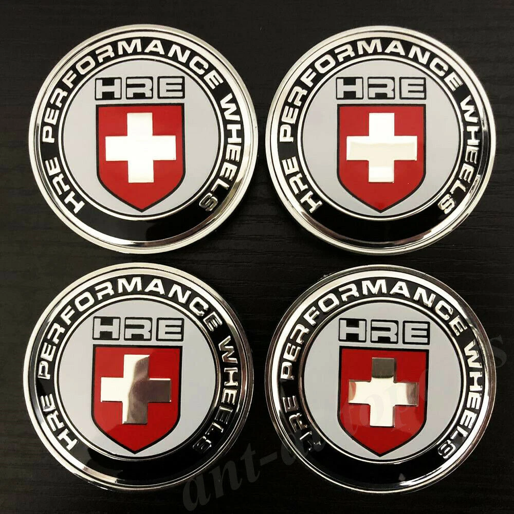 4pcs 68mm Hre Performance Car Wheels Center Hub Cap Badge Emblem Decal  Sticker - Car Stickers - AliExpress