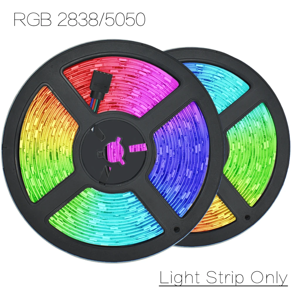 Светодиодная RGB лента 5050/2835 только светильник ленты 5 м 7 10 в комплекте