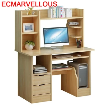 

Biurko Bed Escrivaninha Office Tavolo Pliante Dobravel Portatil Escritorio Laptop Computer Tablo Mesa Desk Table With Bookshelf