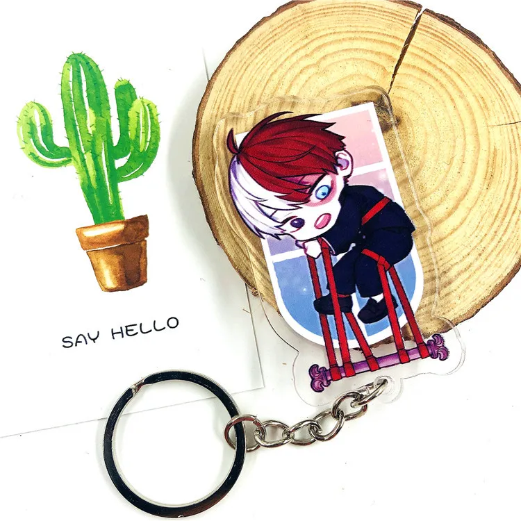 Мой герой academic фигурка игрушка акриловый брелок мидория изуку Bakugou катсуки Todoroki Shoto симпатичный брелок для мальчиков