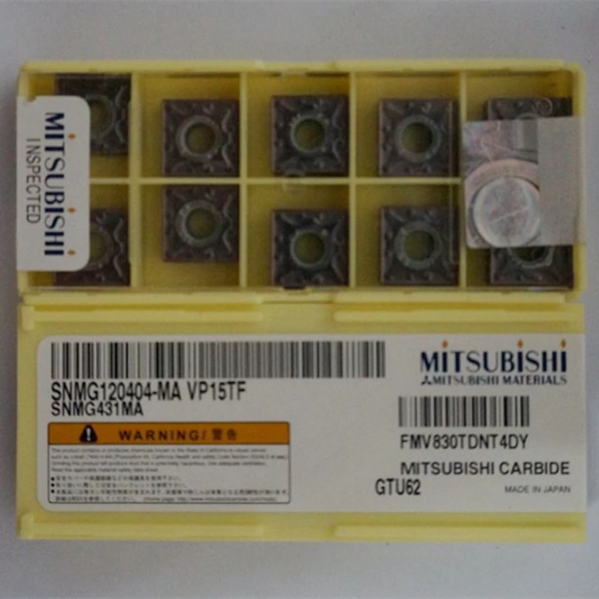 10PC New in box MITSUBISHI CNMG120408-MA VP15TF CNMG432MA Carbide Inserts 
