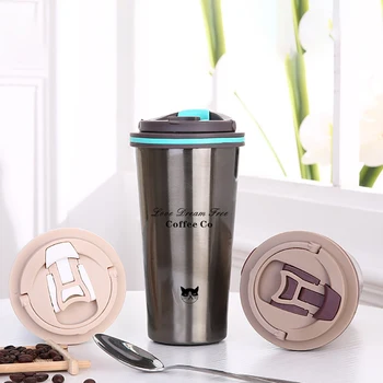 

500ml Stainless Steel Vacuum Flasks thermo Cup Coffee Tea Travel Mug Thermol Bottle portable car thermos water bottle Insulation