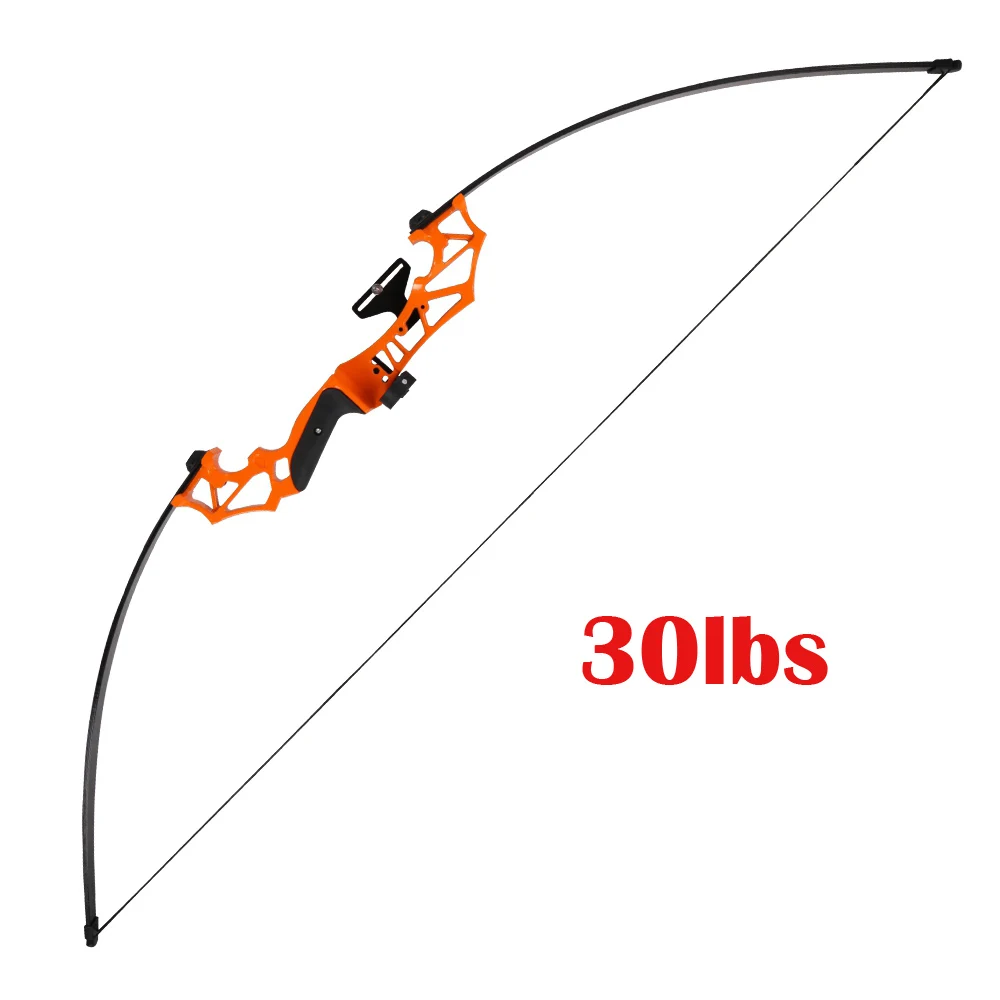 30lbs orange Toparchery 2 цвета стрельба из лука лук 30-40 фунтов мощный охотничий стрельба из лука снять лук стрела со стрелой колчан и стрельба из лука стабилизатор - Цвет: 30lbs orange