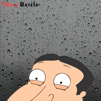 

Three Ratels FC212 funny 3D GLENN QUAGMIRE PEEKING Decal Vinyl Car Sticker for Car Waterproof Motorcycle Bumper Window