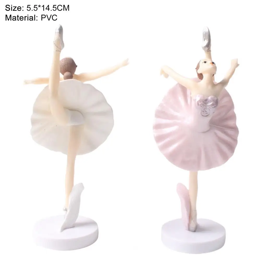 3Pcs Beautiful Dancing Girl Toy Elegant Home Decor Long Service Life Ballet Girl Cake Picks for Kids 6 3Pcs Beautiful Dancing Girl Toy Elegant Home Decor Long Service Life Ballet Girl Cake Picks for Kids 6