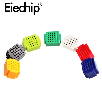 

Breadboard mini test board Single-sided 25 holes 55 holes, for arduino nano/PCB circuit board /electronic diy kit(seven-color)