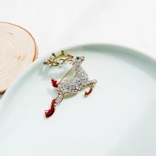 Брошь Санта Клаус Рождественская елка воротник булавка сапоги Снеговик сани колокольчик Пингвин корсаж