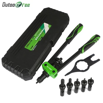 

Manual Riveter 13" 14" Blind Rivet Nut Gun Heavy Hand Inser Nut Tool Manual Mandrels M3 M4 M5 M6 M8 M10 With A Luxury Box