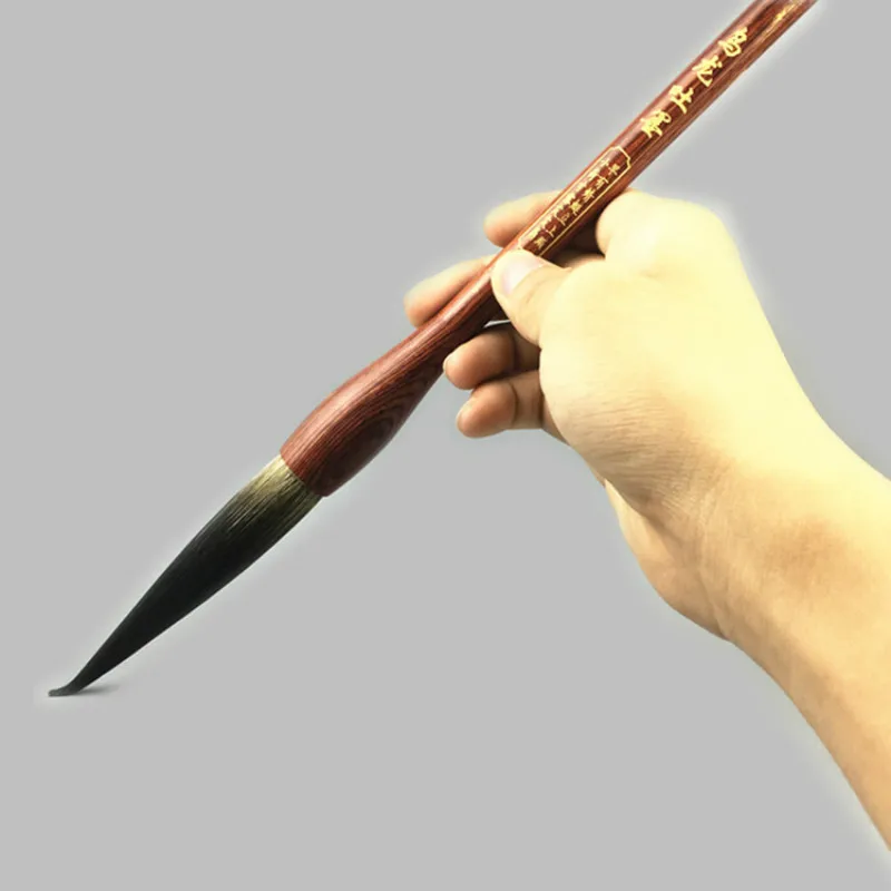 Chinese Calligraphy Brush Hopper-shaped Bear Hair Calligraphy Brush Pen for Couplets Writing Painting Tinta China Caligrafia