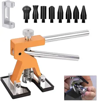 

10pcs Paintless Dent Repair Lifter Kits Edge Dent Puller Paintless Dent Repair Tools Kits for Car Door Dings Repair Removal