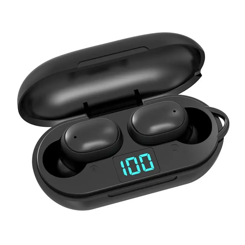 TWS Bluetooth Earphone V5 0 Stereo Mini Wireless Earbuds LED Display Wireless Waterproof Headset With Dual Mic Phone Holder
