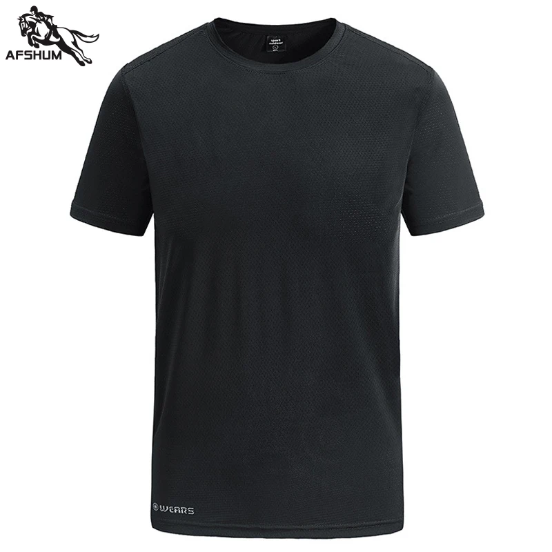 

T-shirt men 6XL 7XL 8XL Summer t shirt men Short sleeve tshirts Quick dry stretch T-shirt breathable casual mens t shirts 999921
