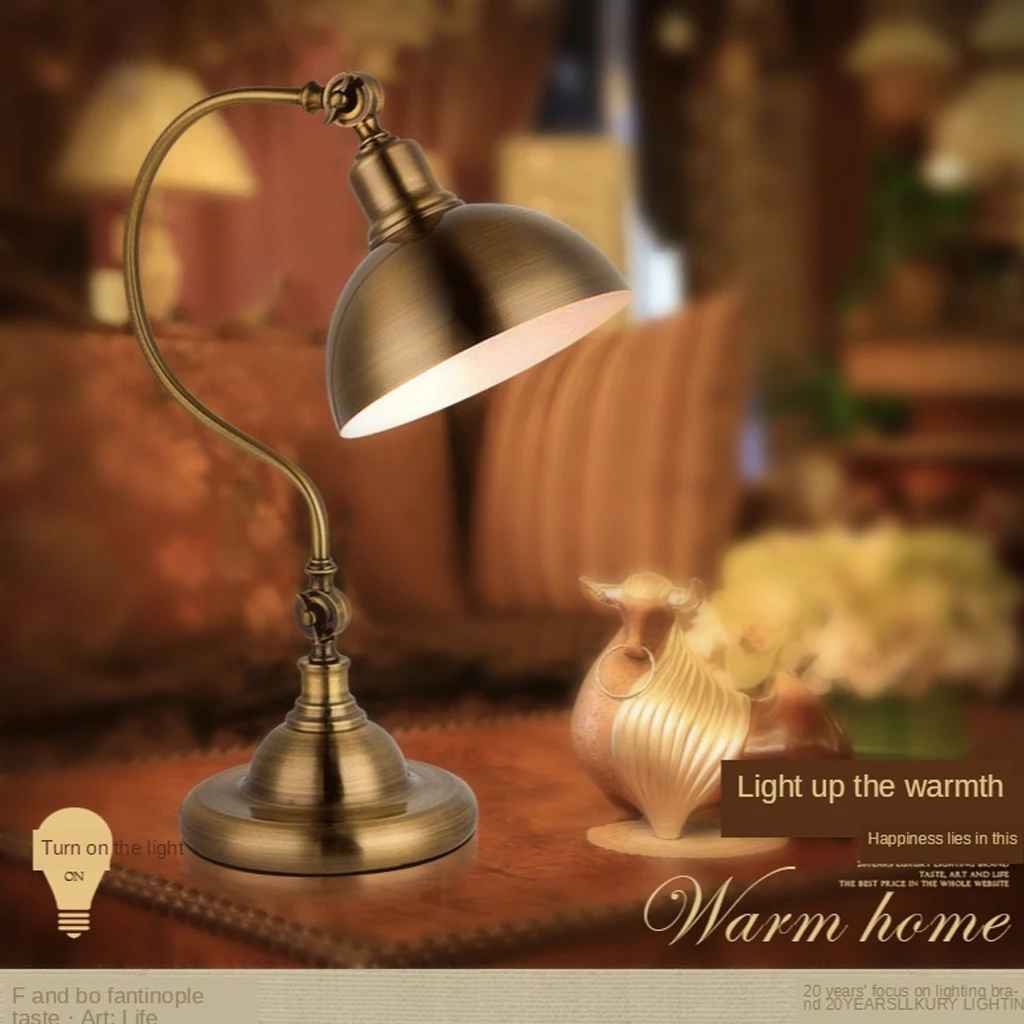 High End Bedside Desk Lamps Nightstand Lamp Light Home Decorative Desk Lamp Lampshade For Bedroom Dining Led Bulbs Tubes Aliexpress