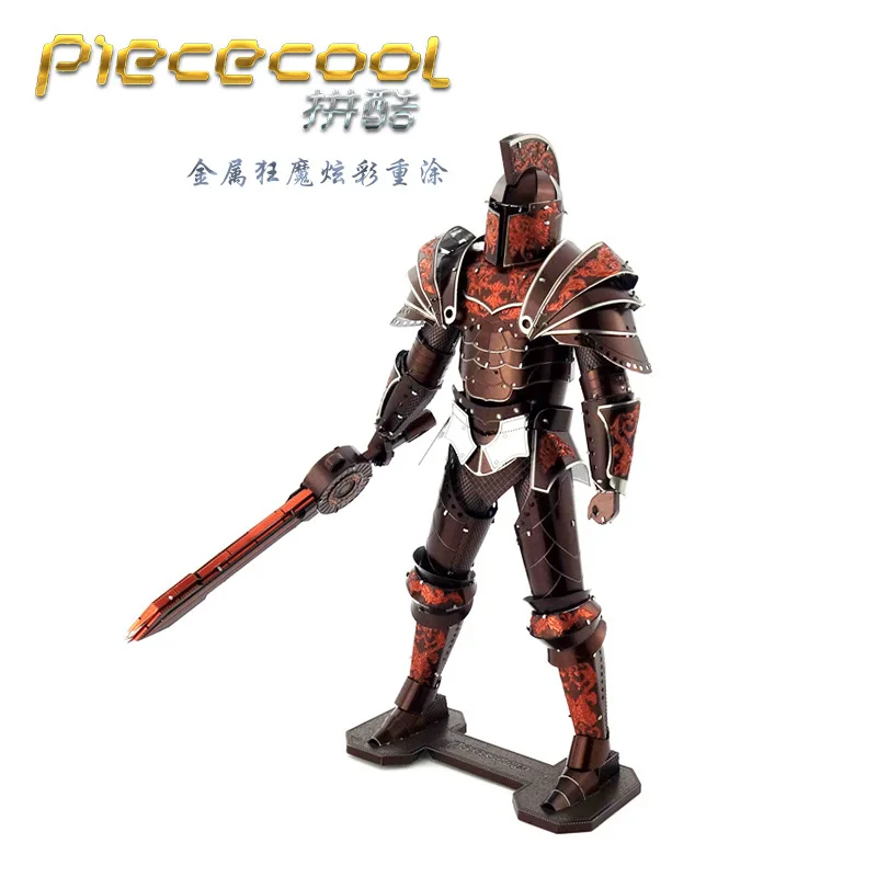 

Piececool Color Black Knight 3D Metal Assembled Model DIY Jigsaw Puzzle Creative Home Decoration