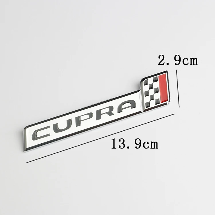 custom bumper stickers Car 3D Metal Decals Sticker For Seat Leon Altea Ibiza Fiat 500 Panda Bravo Punto CUPRA R Trunk Body Emblem Badge Styling Sticker custom car stickers