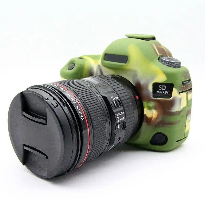 Силиконовый чехол для камеры Мягкий защитный чехол для Canon 5DIV 5DMarkIV - Цвет: Camouflage
