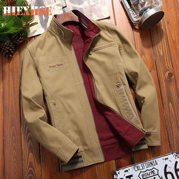 

2020 Military Jacket Men Spring Autumn Cotton Windbreaker Pilot Coat Army Men's Bomber Jackets Cargo Flight Jacket Male Clothes