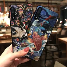 Чехол для Huawei Nova 7i 6 6SE 5i Pro 5T 4e 3e 3i P20 P30 Lite рельефный 3D Мягкий