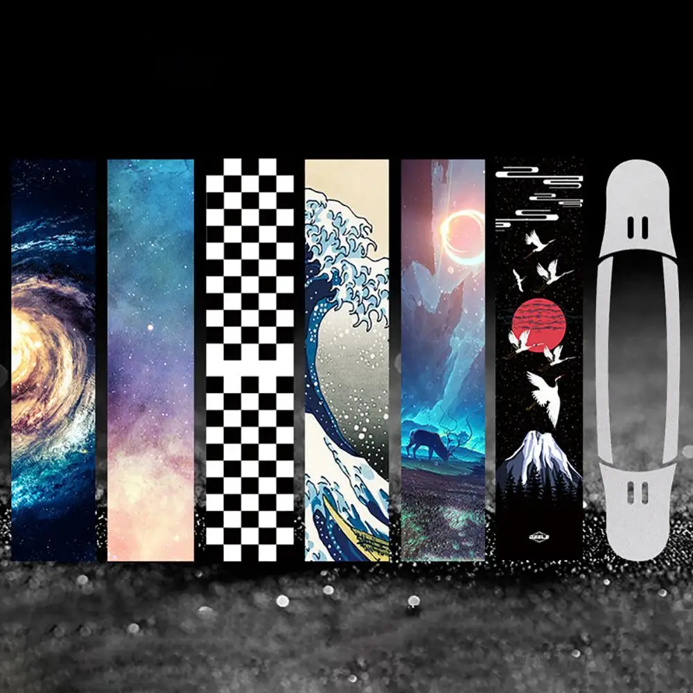 120*25 см скейтборд Griptape лонгборд Электрический скутер наждачная бумага