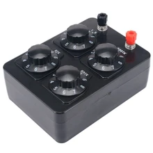 

0-9999 Ohm Simple Resistance Box Precision Variable Decade Resistor Teaching Instrument