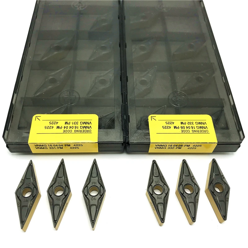 

VNMG160404 VNMG160408 PM4225 Carbide Insert External turning tool Metal Lathe tool Steel processing high quality turning Insert