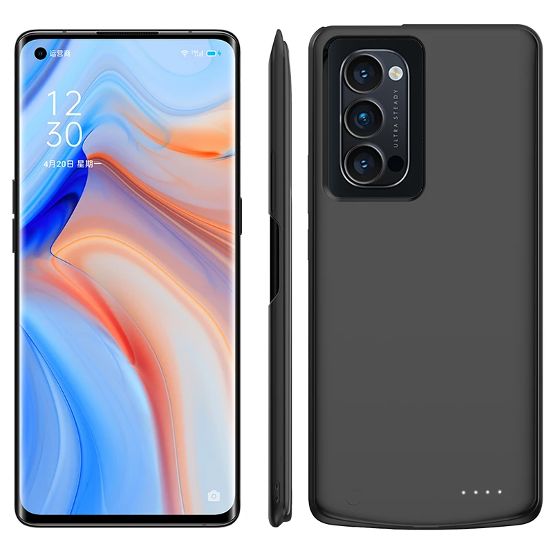 Чехол Silm Power для OPPO Reno 4 Pro ударопрочный чехол с зарядным устройством внешний