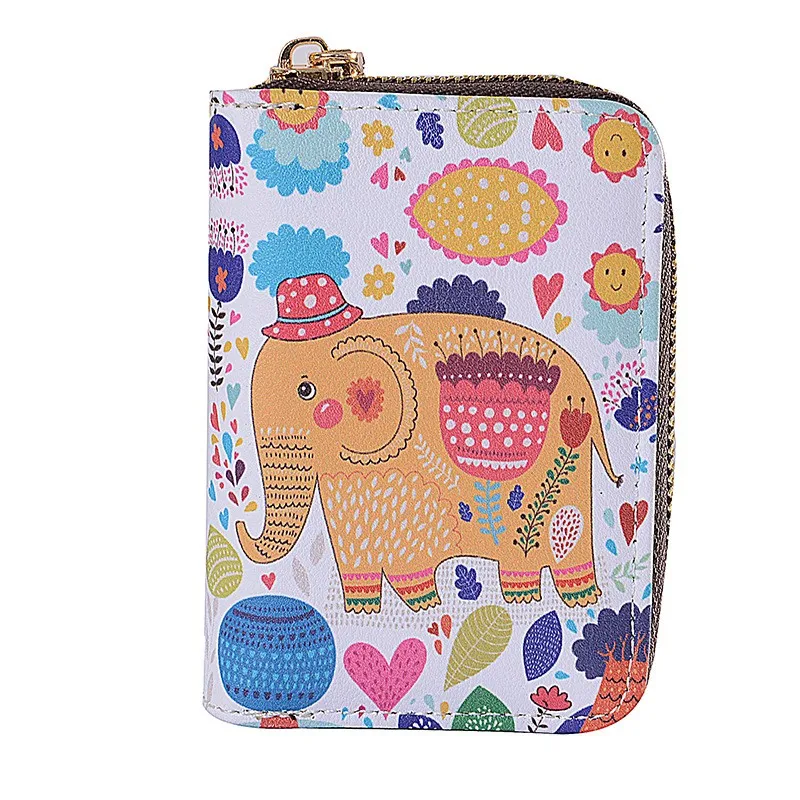 Cartoon pattern children's wallet card bag coin purse Card Holder Passport Cover Credit Card Holder Wallet Card Tarjetero Rfid