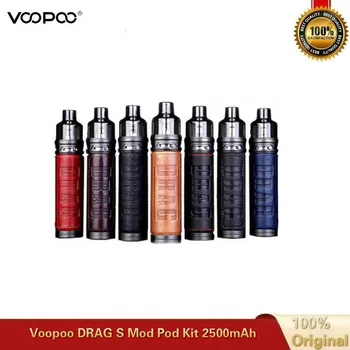 

VOOPOO Drag S Pod Mod Vape Kit 60W 2500mAh Battery with 4.5ml Pod & PnP-VM5 Coil Electronic Cigarette Kits Vaporizer VS Drag X