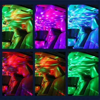 

Mini USB Colorful Atmosphere Light Car USB Party Light DJ LED RGB Interior Lamp Club Disco Magic Stage Effect Portable Lights