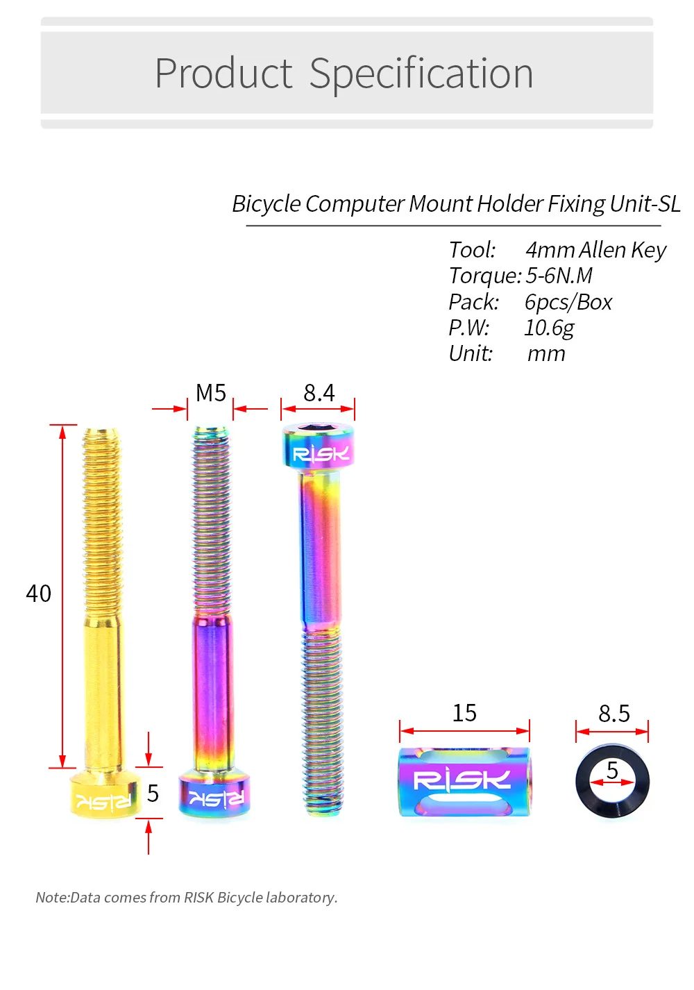 RISK Bike Computor Mount Holder крепежные болты Винты Набор для велосипедной камеры одометр спидометр вынос стержня поддержка держатель