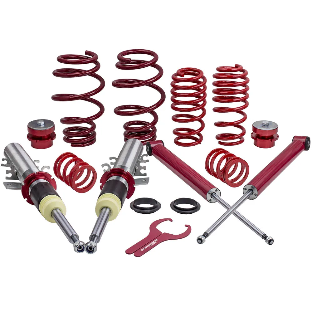 Амортизатор подвески Coilover для VW Polo 9N Mk4 Skoda Fabia Mk2 Audi Fox 5Z 1 2 4 6 A2 Typ 8Z 99 05|Амортизаторы
