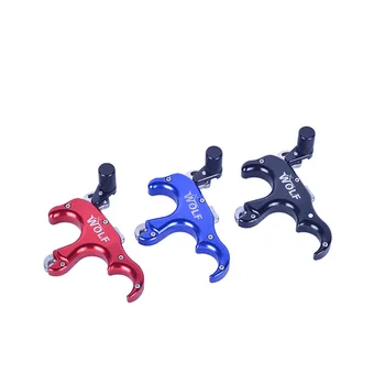 

Archery Bow Release Aid 3-Finger Thumb Caliper Adjustable Trigger Grip Outdoor Hunting Training Practice