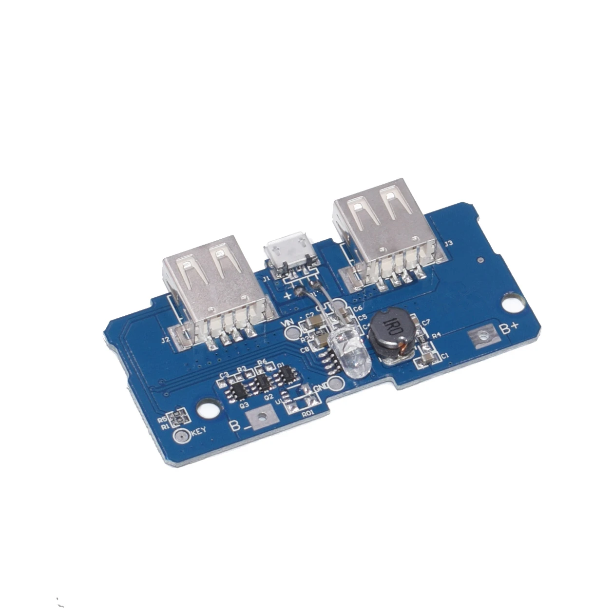 

5V 2A Power Bank Charger Module Charging Circuit Board Step Up Boost Power Supply Module 2A Dual USB Output 1A Input