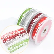 10 mètres/rouleau 15mm à la main imprimé coton tissu ruban artisanat fête de noël décoration de mariage bricolage cadeau emballage fournitures(China)